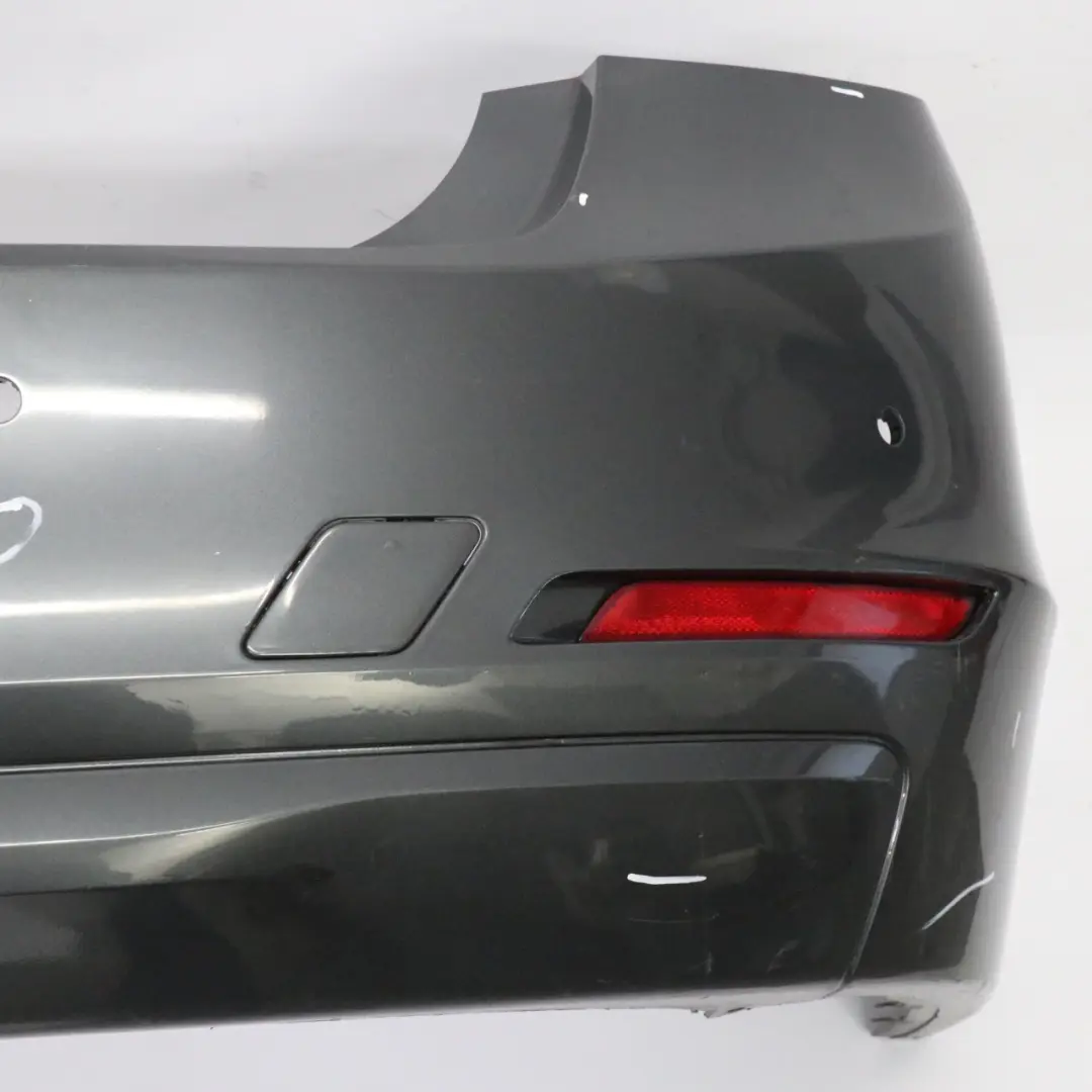 Bumper Trim Panel PDC Mineralgrau Grey Metallic - B39 to BMW F30 LCI Rear with Part number 7384601 BMW F30 LCI Rear Bumper Trim Panel PDC Mineralgrau Grey Metallic - B39 - SKU 7384601-MG1 - Part number 7384601