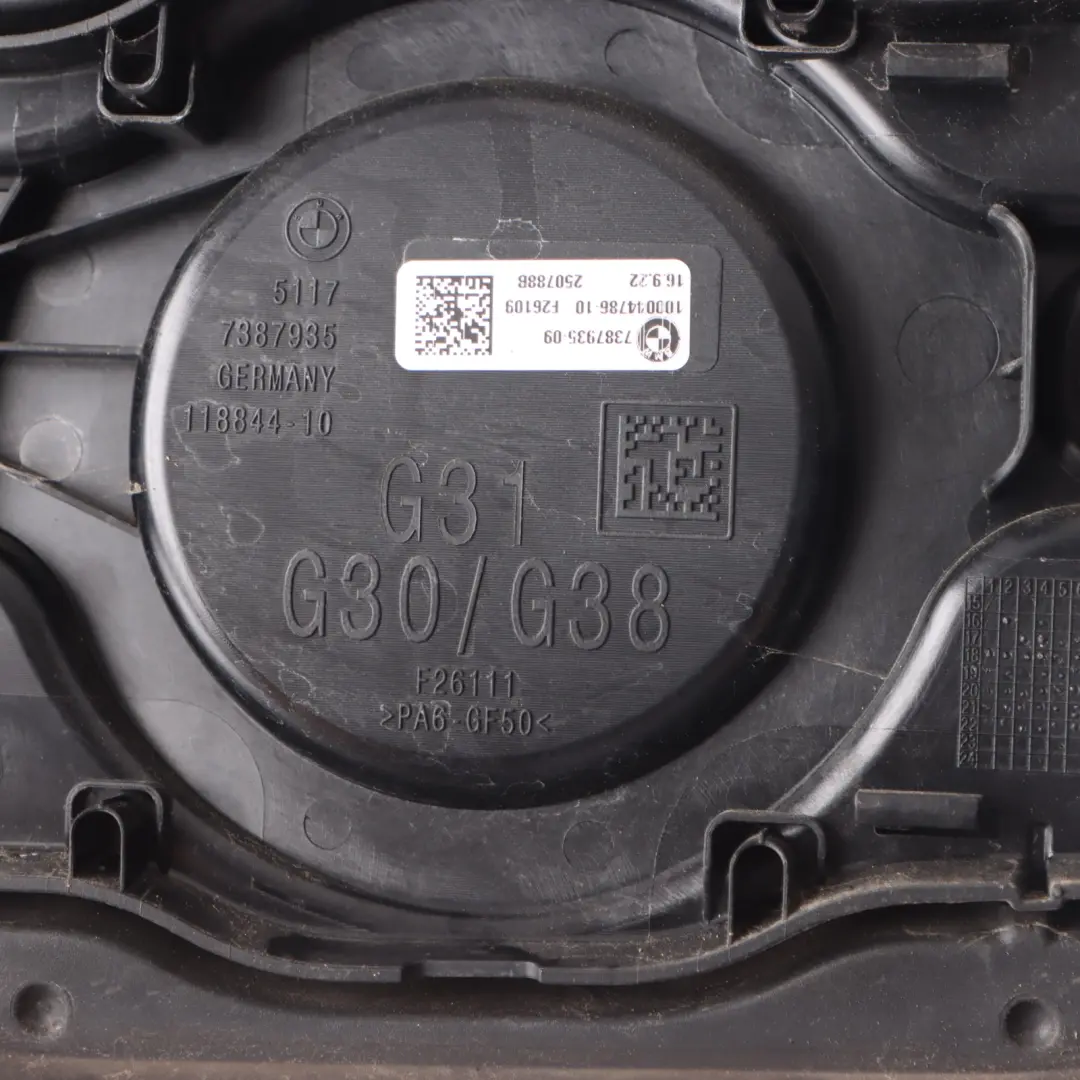 Housing Charging Socket Panel to BMW G30 Cover with Part number 7387935 BMW G30 Cover Housing Charging Socket Panel - SKU 7387935 - Part number 7387935