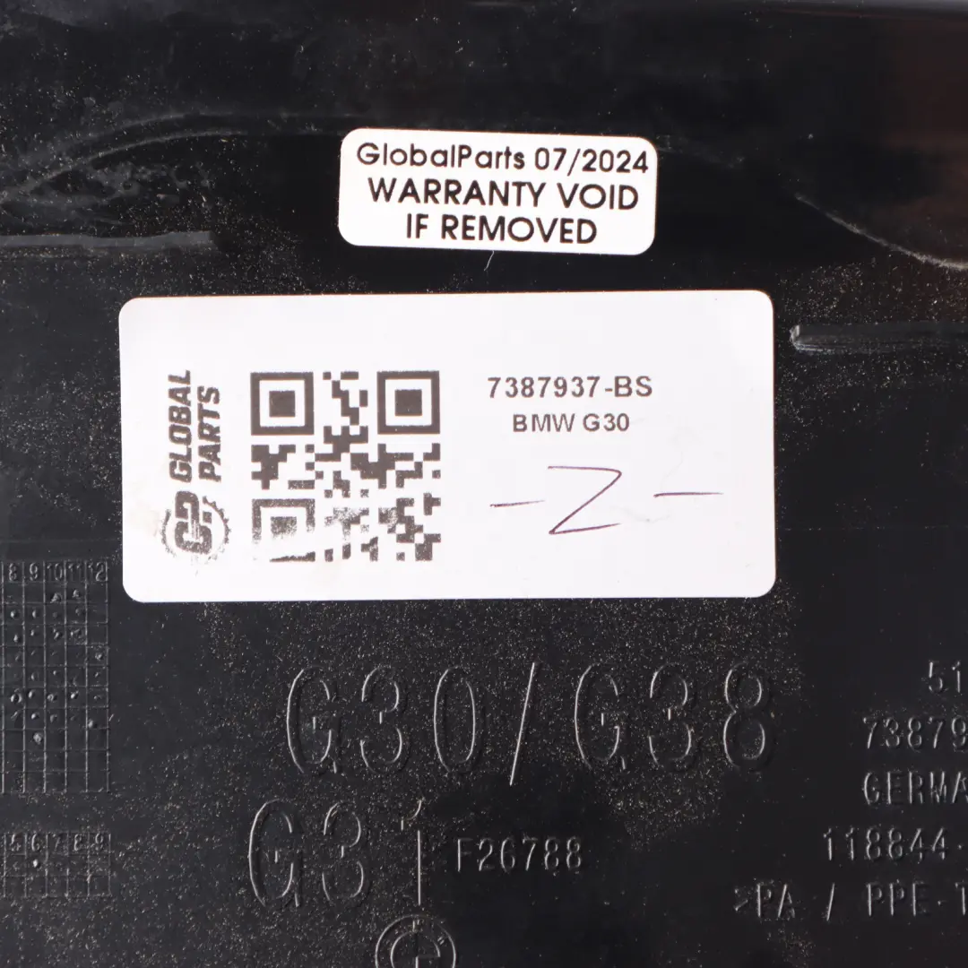 Flap FIller Cap Cover Black Sapphire - 475 to BMW G30 Coupe Fuel with Part number 7387937 BMW G30 Coupe Fuel Flap FIller Cap Cover Black Sapphire - 475 - SKU 7387937-BS - Part number 7387937