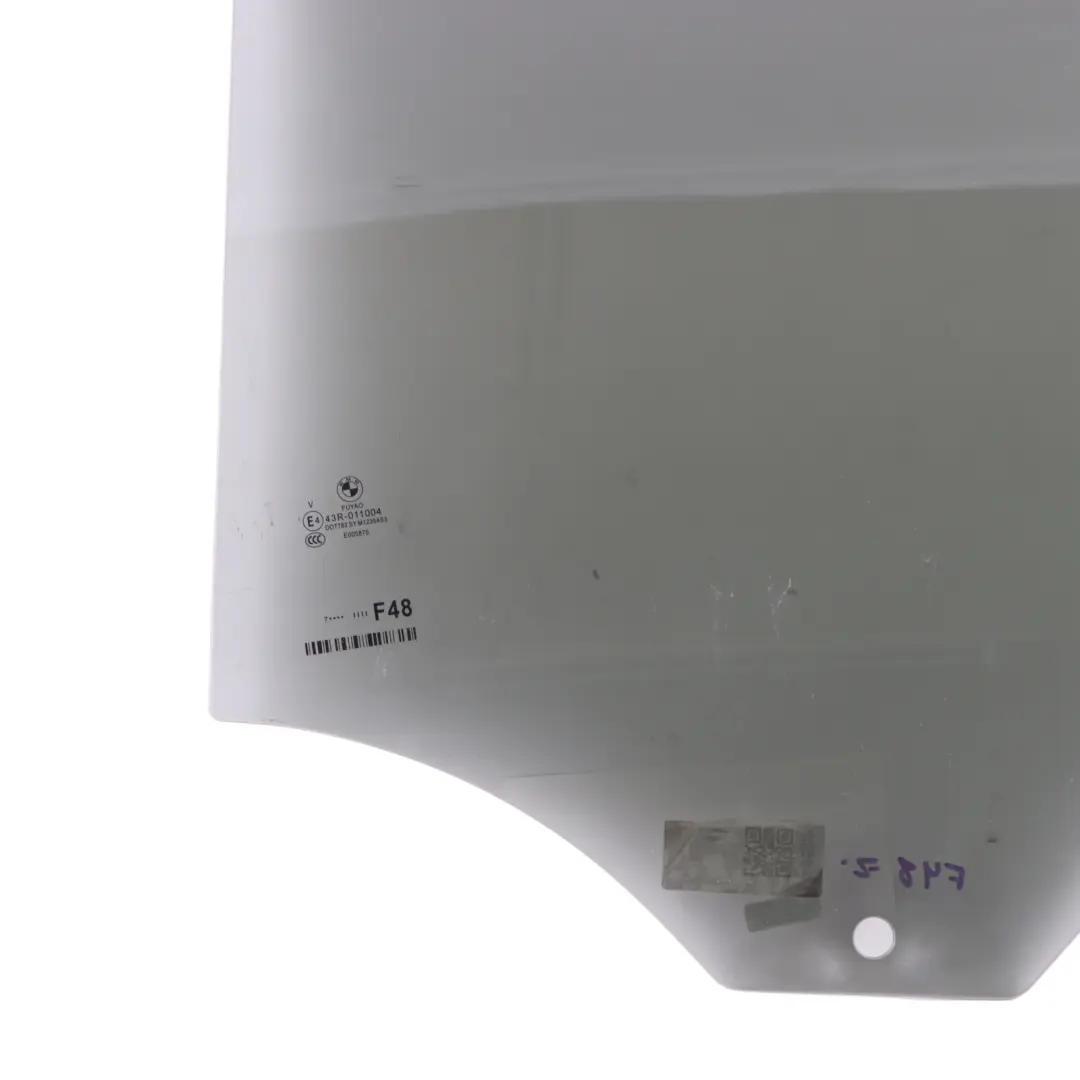 Fenêtre Latérale Porte Vitrée Arrière Gauche AS3 Verre Teinté pour BMW X1 F48 à propos du numéro de pièce 7388869 BMW X1 F48 Fenêtre Latérale Porte Vitrée Arrière Gauche AS3 Verre Teinté - SKU 7388869 - Numéro de pièce 7388869