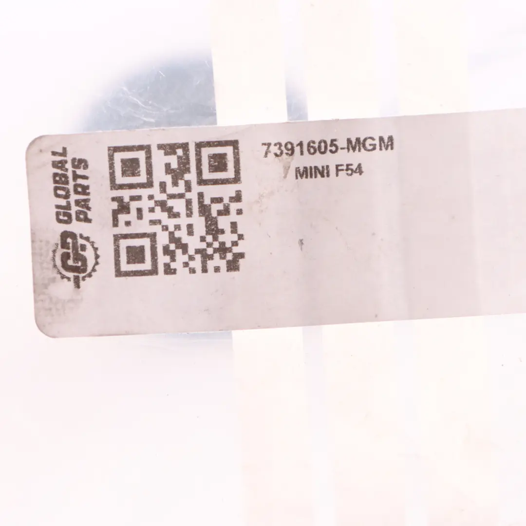 Bumper Flap Towing Eye Hook Cover Moonwalk Grey - B71 to Mini F54 Rear with Part number 7391605 Mini F54 Rear Bumper Flap Towing Eye Hook Cover Moonwalk Grey - B71 - SKU 7391605-MGM - Part number 7391605