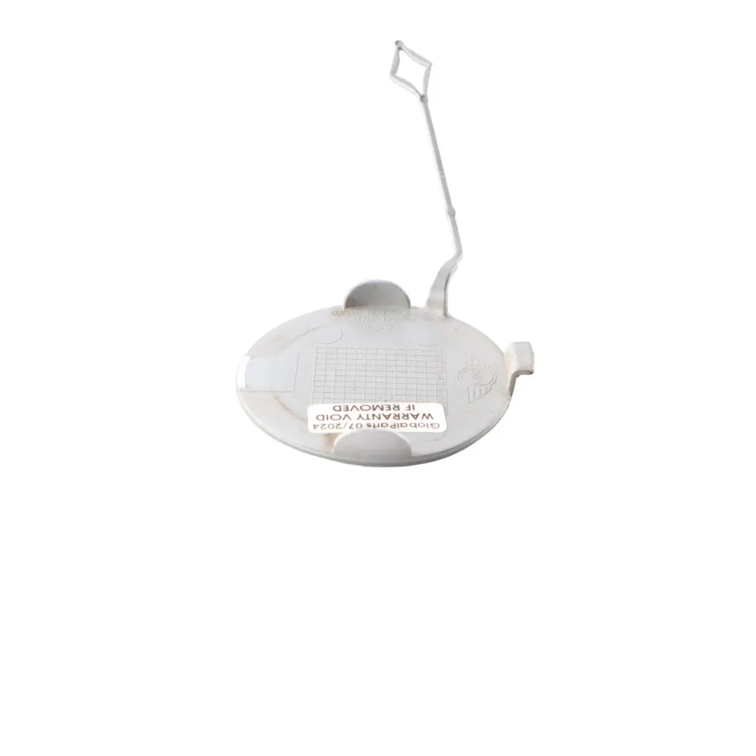 Right O/S Bumper Towing Eye Hook Flap Cover Moonwalk Grey B71 to Mini F54 Rear with Part number 7391606 Mini F54 Rear Right O/S Bumper Towing Eye Hook Flap Cover Moonwalk Grey B71 - SKU 7391606-MGM - Part number 7391606