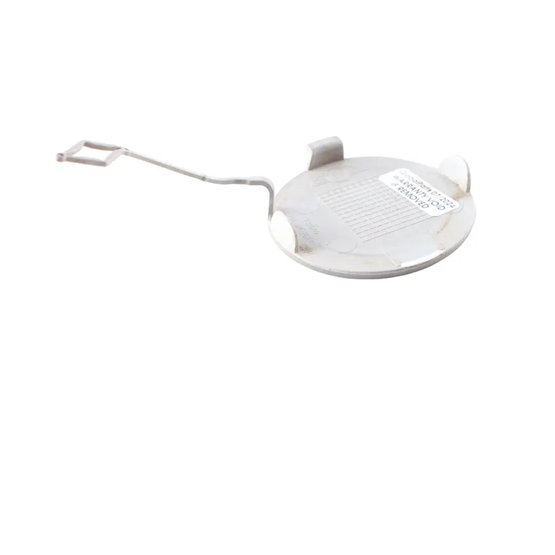 Right O/S Bumper Towing Eye Hook Flap Cover Moonwalk Grey B71 to Mini F54 Rear with Part number 7391606 Mini F54 Rear Right O/S Bumper Towing Eye Hook Flap Cover Moonwalk Grey B71 - SKU 7391606-MGM - Part number 7391606