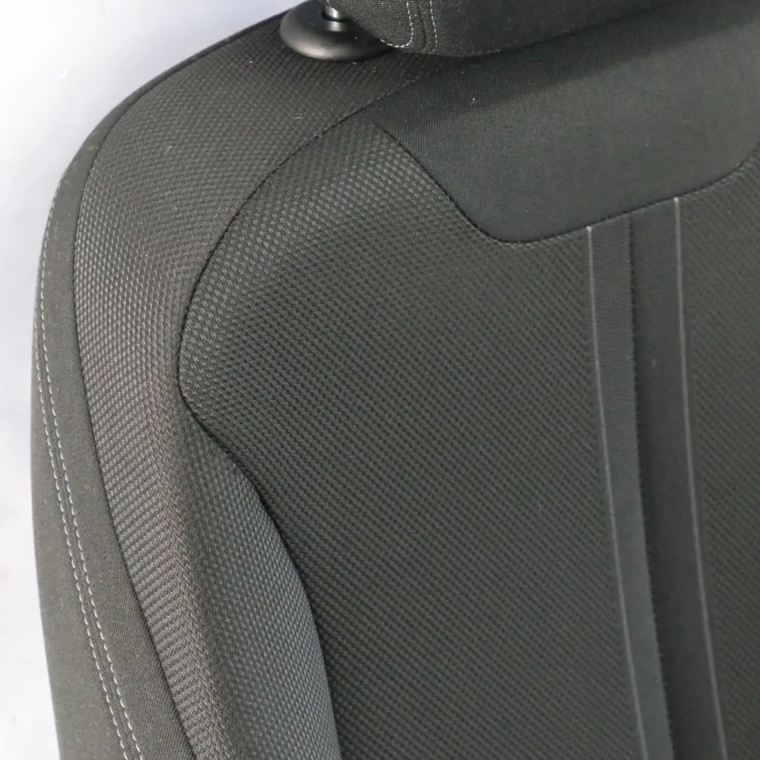  Front Seat BMW F20 LCI Sport Cloth Fabric Corner Anthrazit Akzent Grau Left N/S - SKU 7392457-1 - Part number 7392457