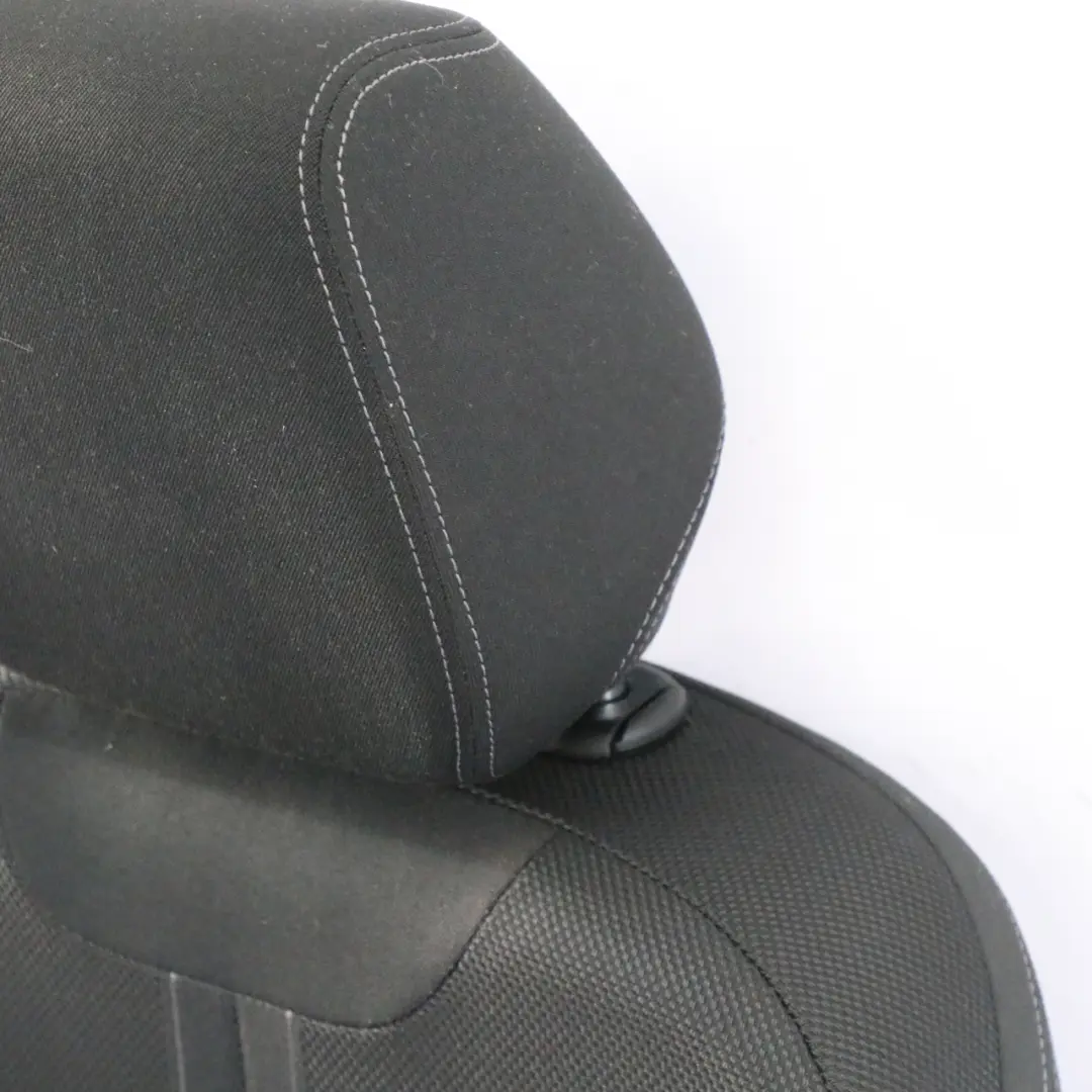  Front Seat BMW F20 LCI Sport Cloth Fabric Corner Anthrazit Akzent Grau Left N/S - SKU 7392457-1 - Part number 7392457