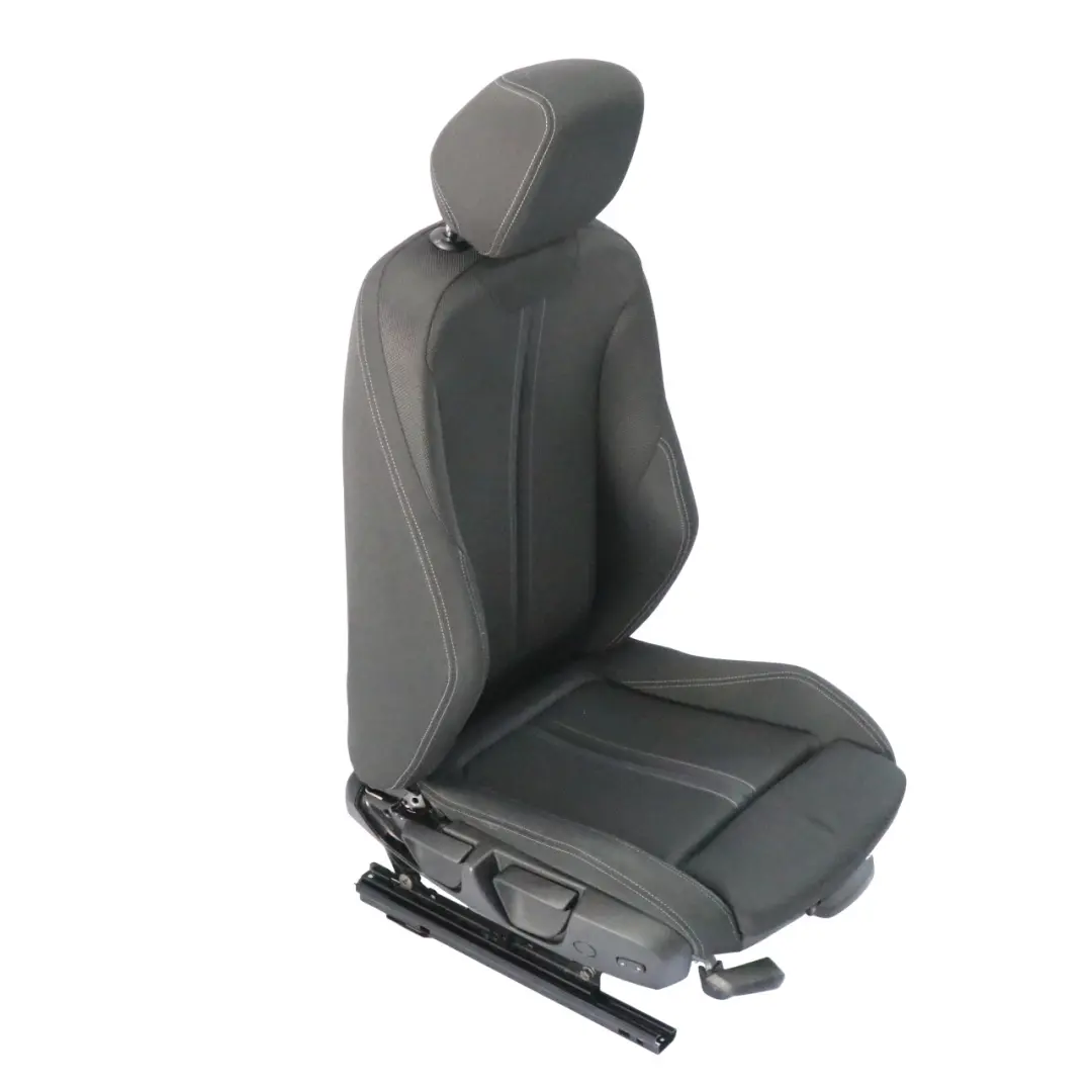Siège avant BMW F20 LCI M Sport Fabric Corner Anthracite Accent gris droit pour à propos du numéro de pièce 7392458 Siège avant BMW F20 LCI M Sport Fabric Corner Anthracite Accent gris droit - SKU 7392458-1 - Numéro de pièce 7392458