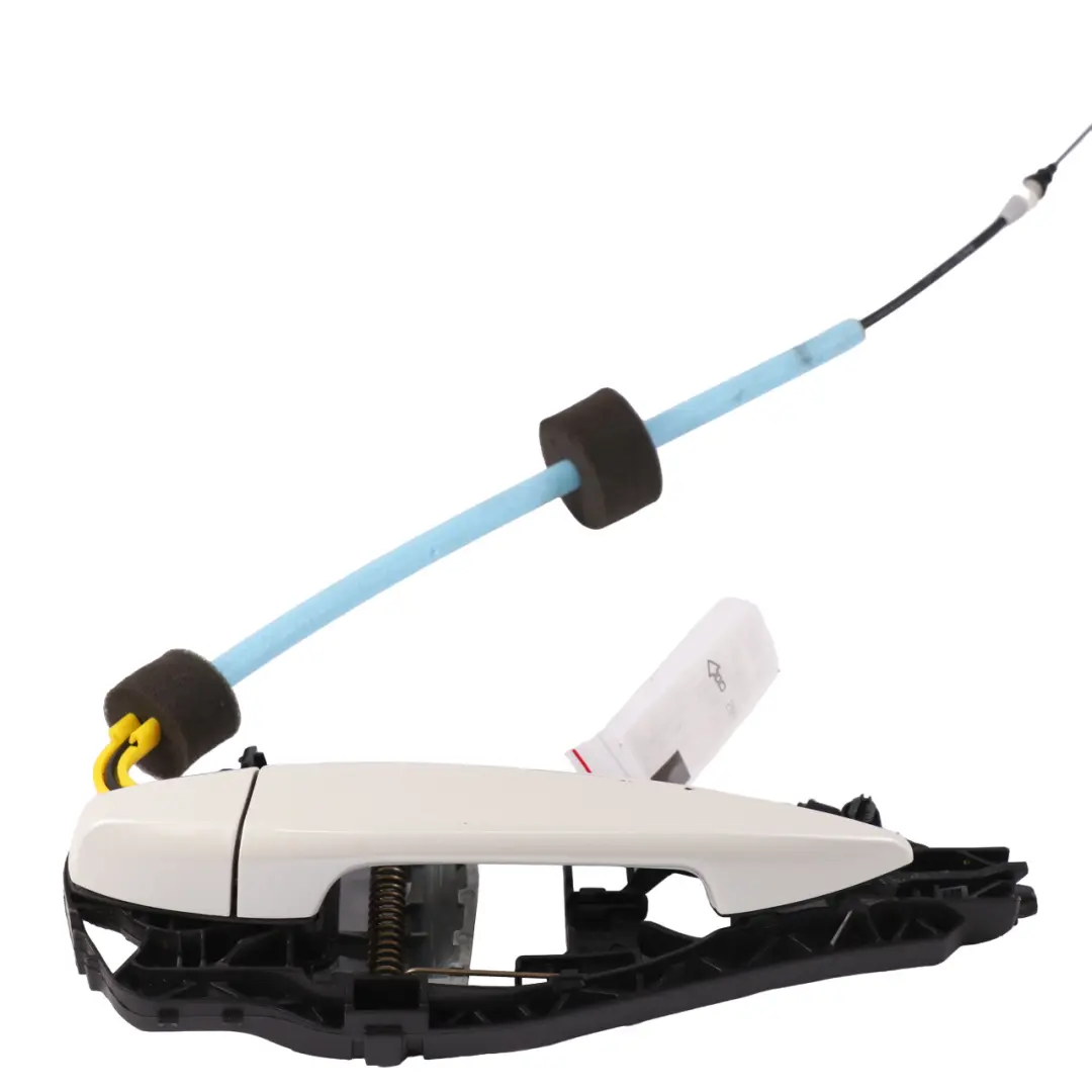 BMW F46 Klamka Zewnetrzna Tylna Lewa Biała Mineral White - A96 - SKU 7396307-MW - Numer Części 7396307