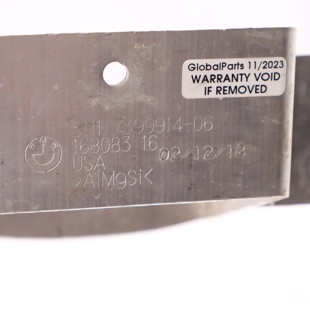 Front Bumper Vertical Brace Support Right O/S Reinforcement to BMW G01 G02 with Part number 7399914 BMW G01 G02 Front Bumper Vertical Brace Support Right O/S Reinforcement - SKU 7399914 - Part number 7399914