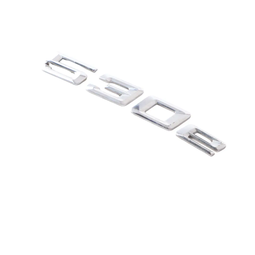 Emblem Boot Trunk Lid Lettering Logo Label 530 E Badge to BMW G30 Tailgate with Part number 7418524 BMW G30 Tailgate Emblem Boot Trunk Lid Lettering Logo Label 530 E Badge - SKU 7418524 - Part number 7418524