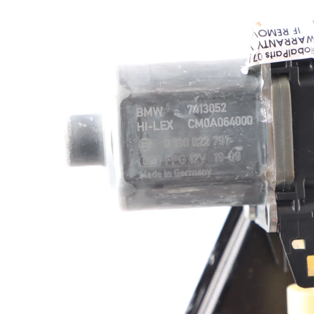 BMW X2 F39 Power Rear Window Regulator Switch Motor Engine Left N/S - SKU 7420413 - Part number 7420413