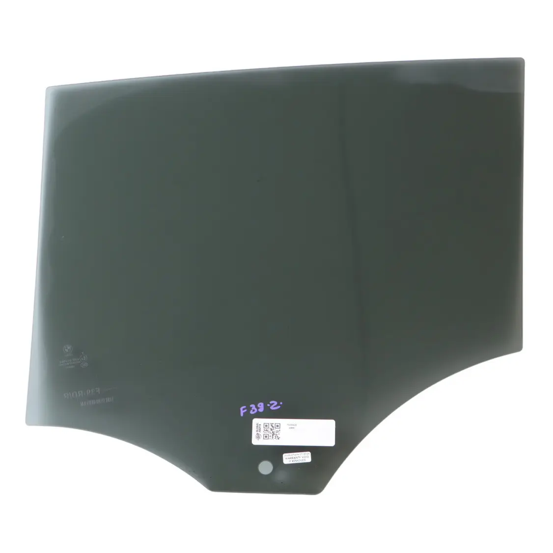 BMW X2 F39 Rear Door Right O/S Side Window Glass AS3 7420420