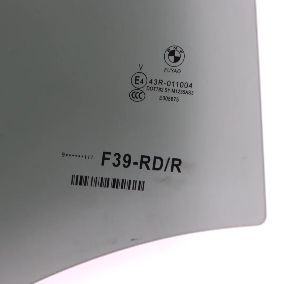 BMW X2 F39 Szyba Boczna Tylna Tył Prawo AS3 - SKU 7420420 - Numer Części 7420420