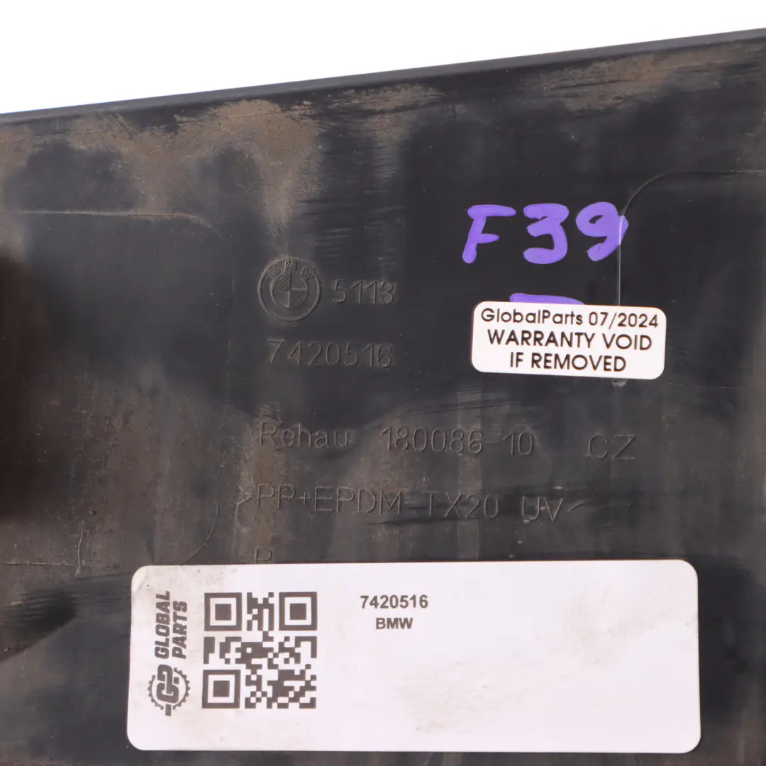 Door Moulding Strip Pillar Rear Right O/S Cover to BMW X2 F39 with Part number 7420516 BMW X2 F39 Door Moulding Strip Pillar Rear Right O/S Cover - SKU 7420516 - Part number 7420516