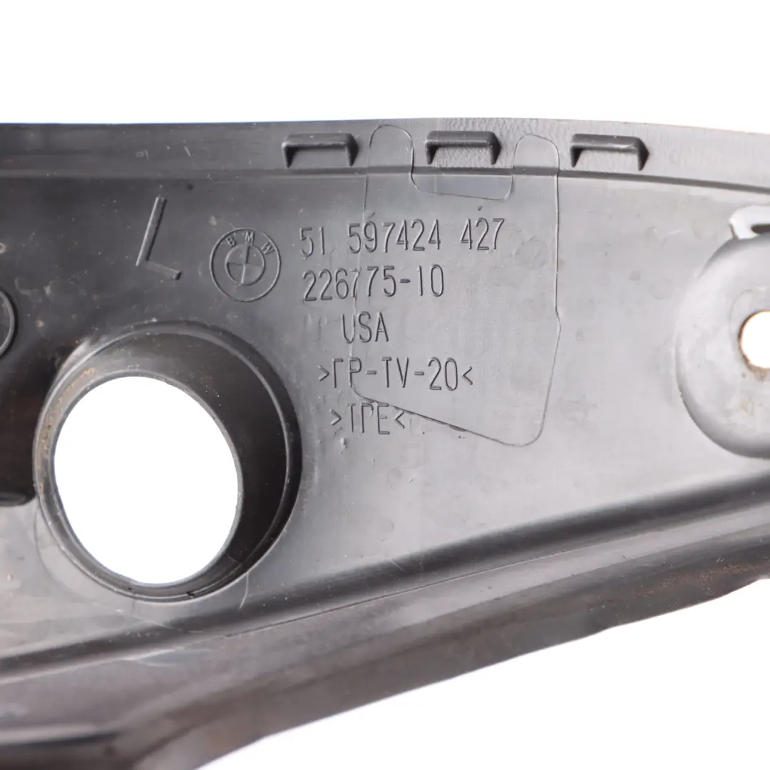 Luggage Panel Left N/S Trunk Trim Moulding Rear to BMW X4 F98 with Part number 7424427 BMW X4 F98 Luggage Panel Left N/S Trunk Trim Moulding Rear - SKU 7424427 - Part number 7424427