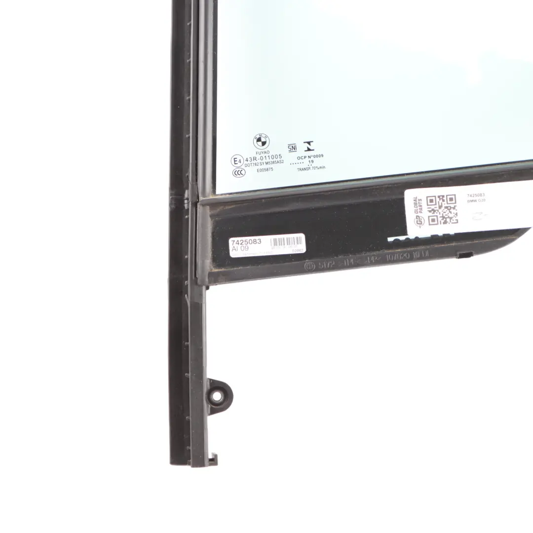 Window Quarter Glass Side Fixed Glazing Rear Left N/S AS2 to BMW G20 with Part number 7425083 BMW G20 Window Quarter Glass Side Fixed Glazing Rear Left N/S AS2 - SKU 7425083 - Part number 7425083