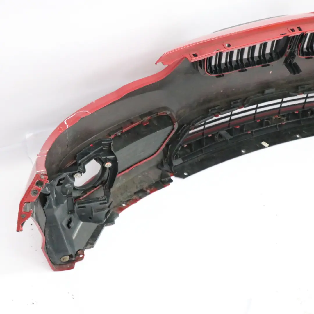BMW F20 F21 LCI Complete Front Bumper Trim Panel Karmesinrot Crimson Red - A61 - SKU 7429711-KAR - Part number 7429711