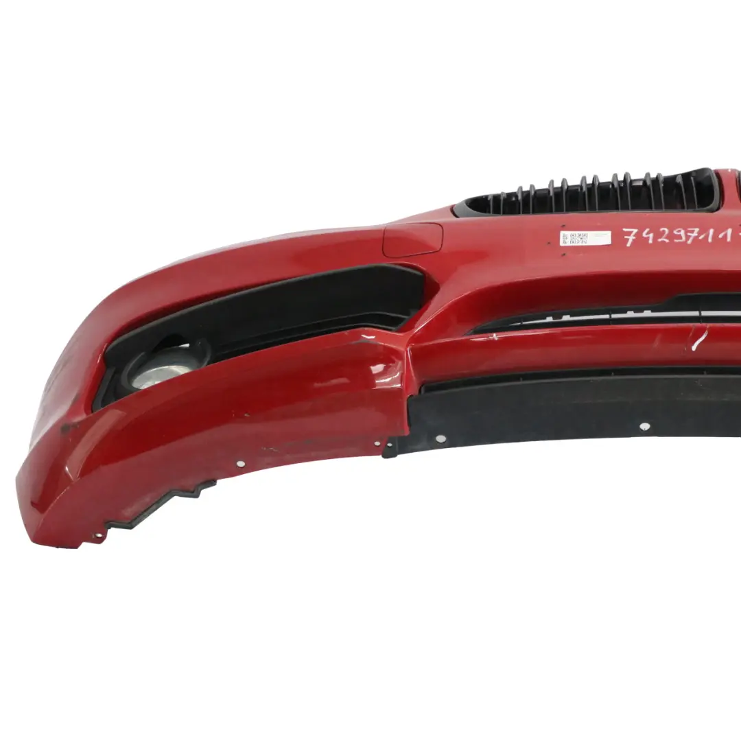 Complete Front Bumper Trim Panel Karmesinrot Crimson Red - A61 to BMW F20 F21 LCI with Part number 7429711 BMW F20 F21 LCI Complete Front Bumper Trim Panel Karmesinrot Crimson Red - A61 - SKU 7429711-KAR - Part number 7429711