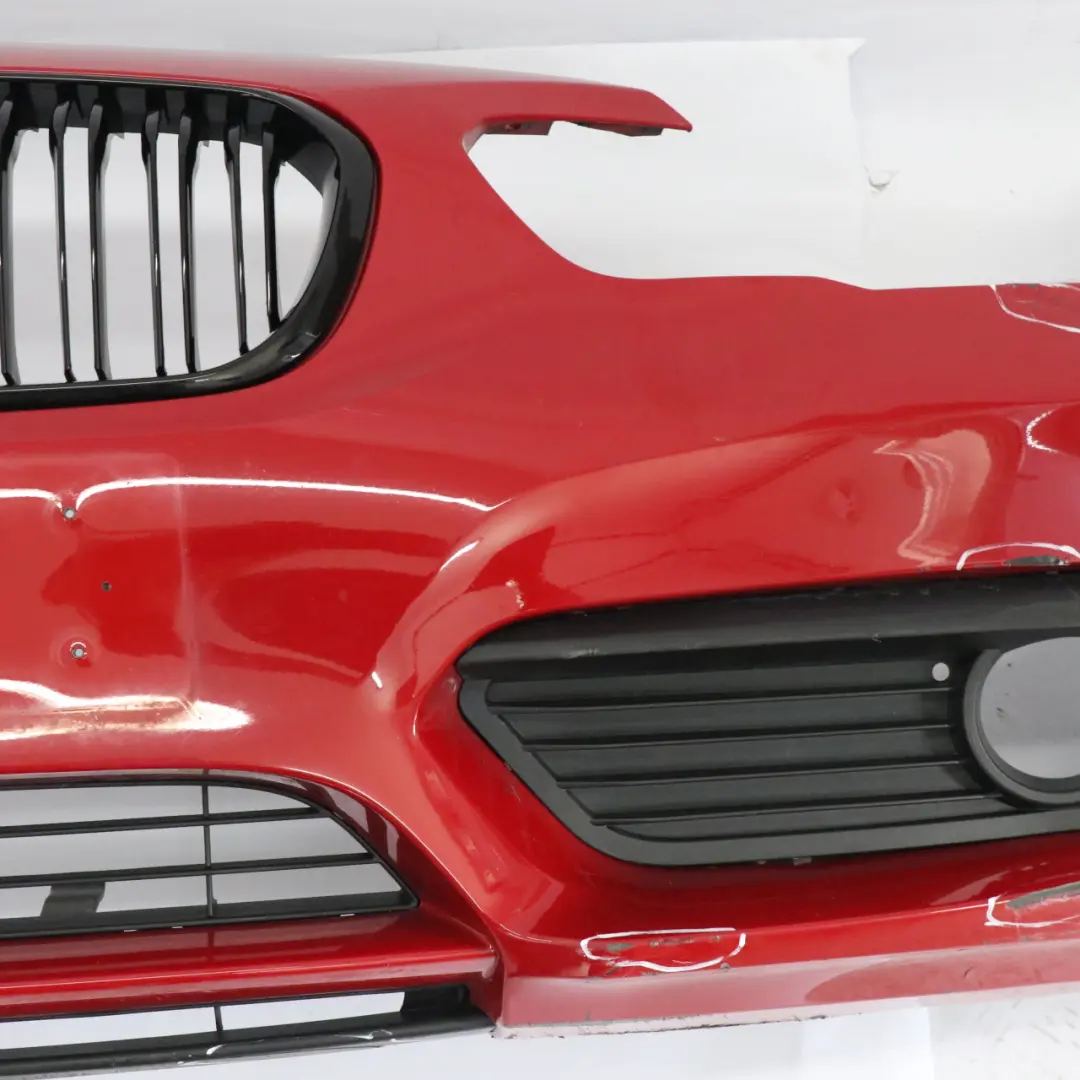 Complete Front Bumper Trim Panel Karmesinrot Crimson Red - A61 to BMW F20 F21 LCI with Part number 7429711 BMW F20 F21 LCI Complete Front Bumper Trim Panel Karmesinrot Crimson Red - A61 - SKU 7429711-KAR - Part number 7429711