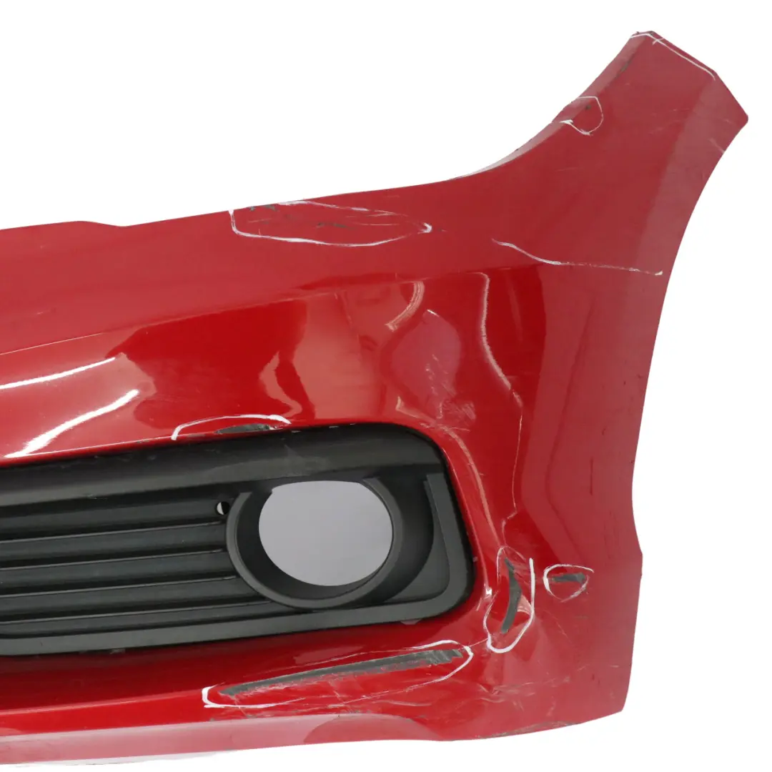BMW F20 F21 LCI Complete Front Bumper Trim Panel Karmesinrot Crimson Red - A61 - SKU 7429711-KAR - Part number 7429711