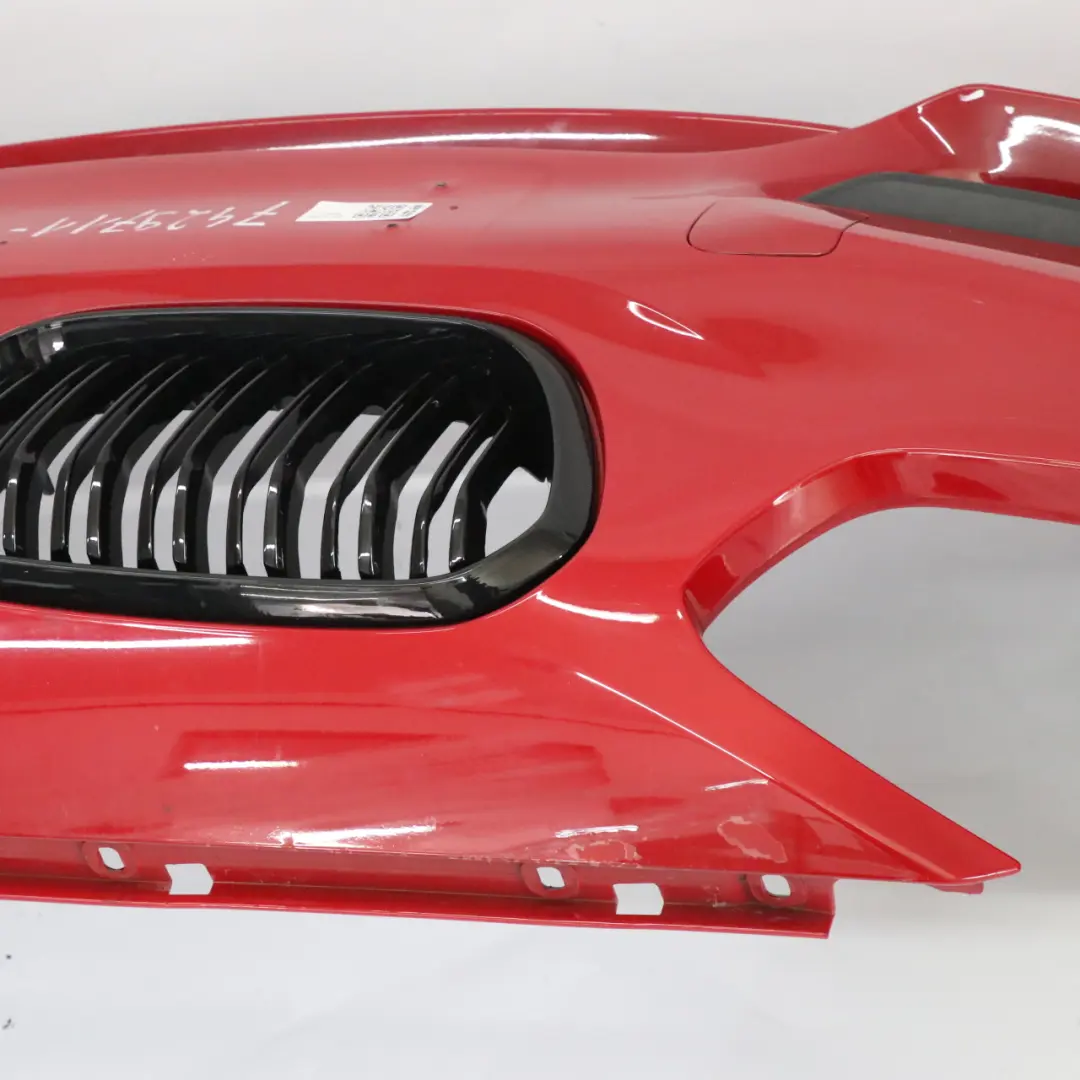 BMW F20 F21 LCI Complete Front Bumper Trim Panel Karmesinrot Crimson Red - A61 - SKU 7429711-KAR - Part number 7429711