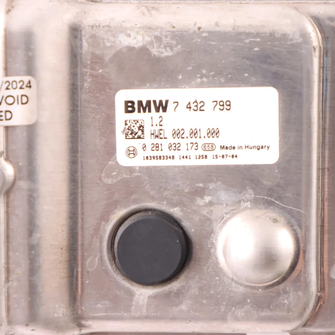 Adblue Module Control Unit ECU to BMW X5 X6 F15 F16 Diesel with Part number 7432799 BMW X5 X6 F15 F16 Diesel Adblue Module Control Unit ECU - SKU 7432799 - Part number 7432799