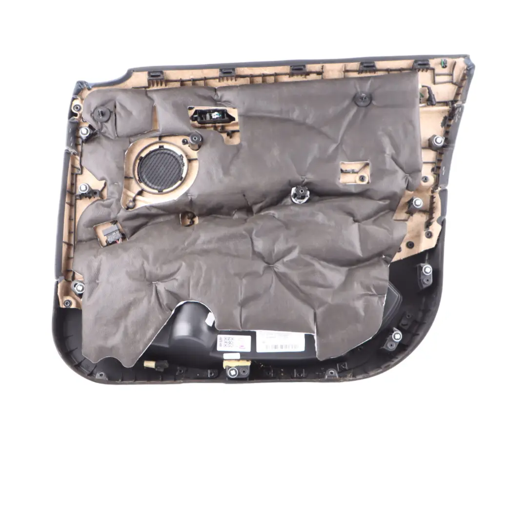 Door Card Panel BMW X1 F48 Front Left N/S Panelling Trim Cover Black Leather  - SKU 7438063-1 - Part number 7438063