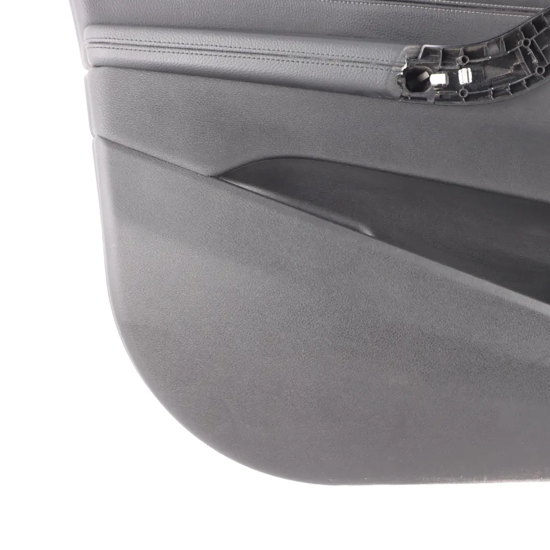 Door Card Panel BMW X1 F48 Front Left N/S Panelling Trim Cover Black Leather  - SKU 7438063-1 - Part number 7438063
