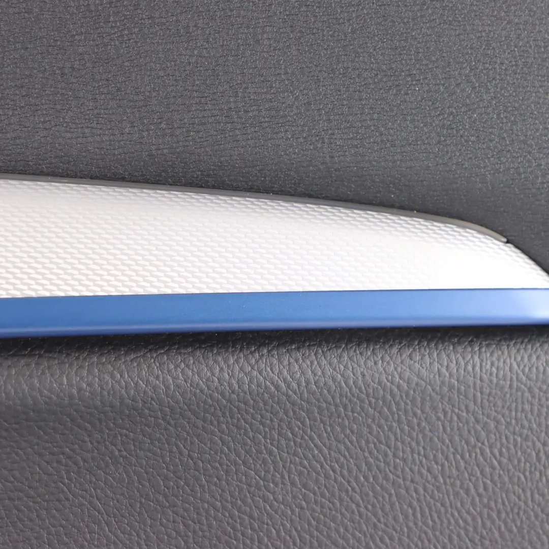  Pannello porta BMW X1 F48 posteriore destro Rivestimento in pelle nera - SKU 7438116-1 - Numero di parte 7438116