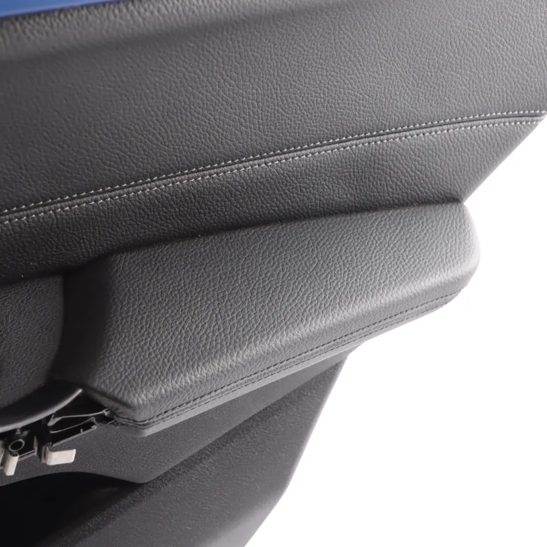  Door Card Panel BMW X1 F48 Rear Right O/S Panelling Trim Cover Black Leather - SKU 7438116-1 - Part number 7438116