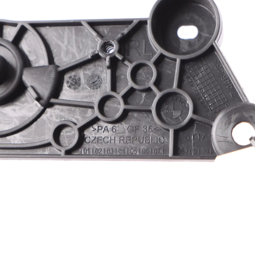 Combination Bracket BMW G20 G21 G29 Hood Bonnet Mount Release Mechanism to with Part number 7446433 Combination Bracket BMW G20 G21 G29 Hood Bonnet Mount Release Mechanism - SKU rhd-7446433 - Part number 7446433