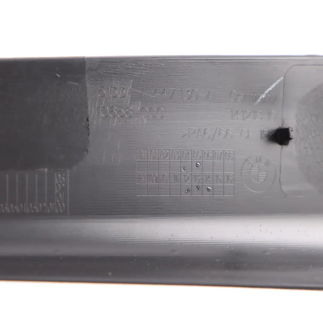 ventana de la puerta Cubierta trasera derecha para BMW G20 Marco de la con número de pieza 7447130 BMW G20 Marco de la ventana de la puerta Cubierta trasera derecha - SKU 7447130 - Número de pieza 7447130