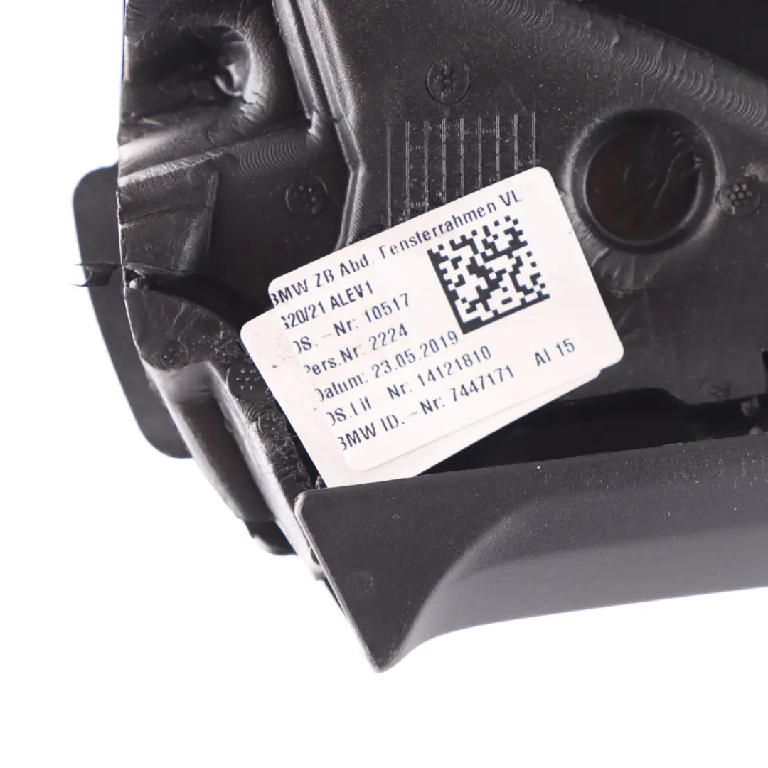 Window Frame BMW G20 G21 Front Door Left N/S Cover Trim Seal Panel to with Part number 7447171 Window Frame BMW G20 G21 Front Door Left N/S Cover Trim Seal Panel - SKU 7447171 - Part number 7447171