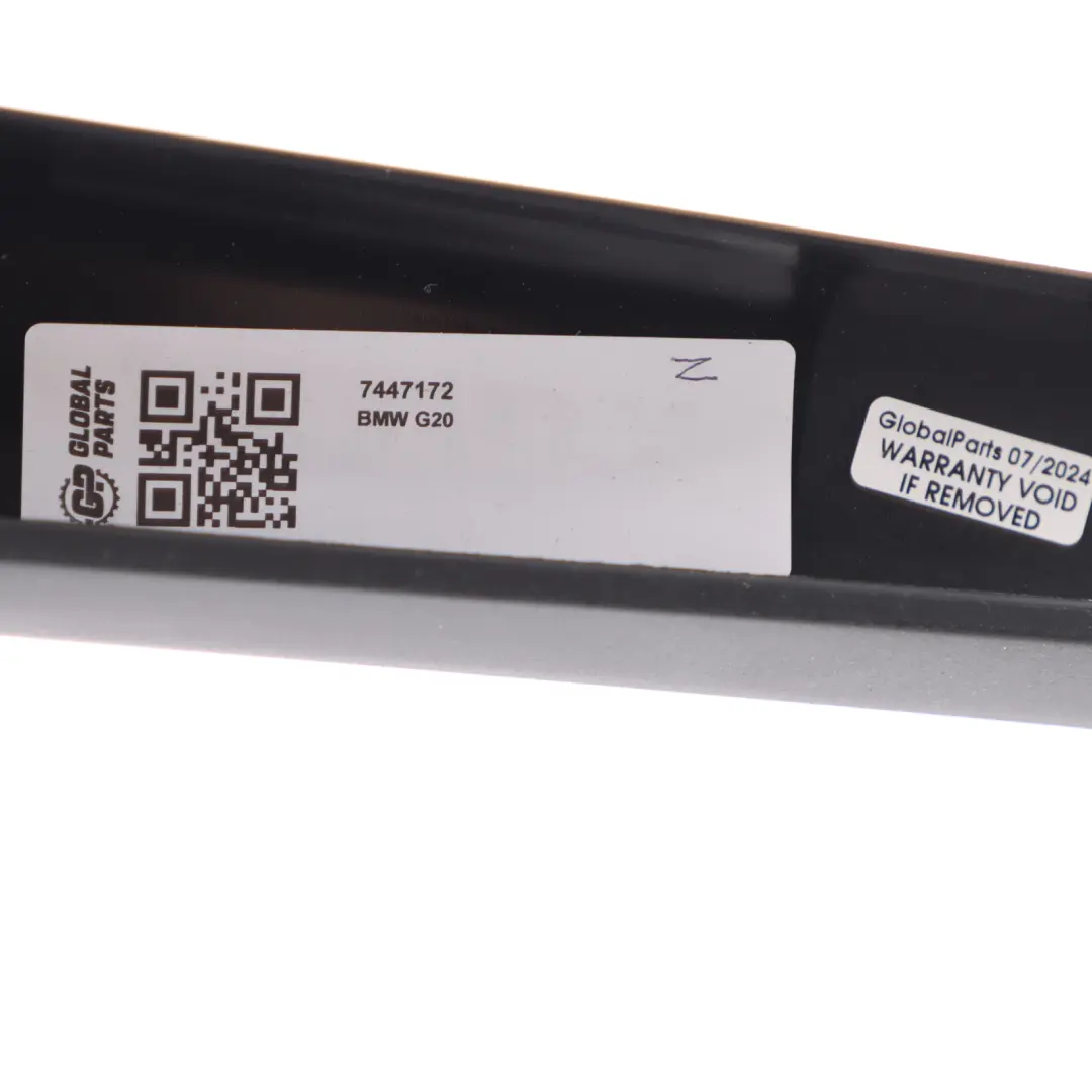 Ventana Puerta Delantera Derecha Cubierta para BMW G20 G21 Marco con número de pieza 7447172 BMW G20 G21 Marco Ventana Puerta Delantera Derecha Cubierta - SKU 7447172 - Número de pieza 7447172
