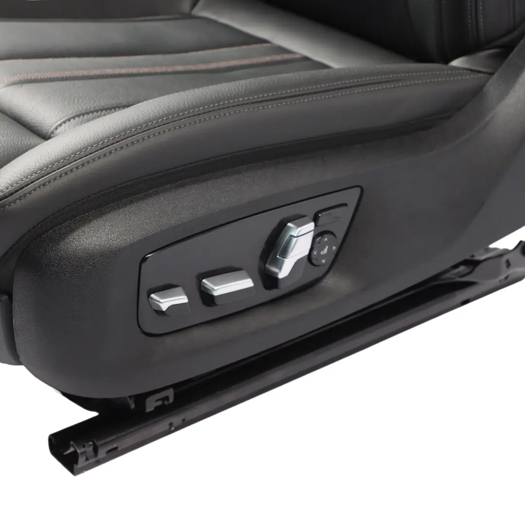 Front Seat Left N/S Comfort Memory Heated Leather Black Exclusive to BMW G30 with Part number 7457741 BMW G30 Front Seat Left N/S Comfort Memory Heated Leather Black Exclusive - SKU 7457741-1 - Part number 7457741