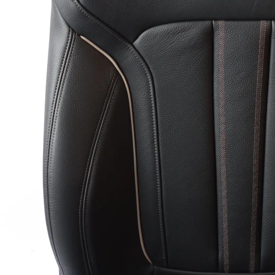 Front Seat Left N/S Comfort Memory Heated Leather Black Exclusive to BMW G30 with Part number 7457741 BMW G30 Front Seat Left N/S Comfort Memory Heated Leather Black Exclusive - SKU 7457741-1 - Part number 7457741