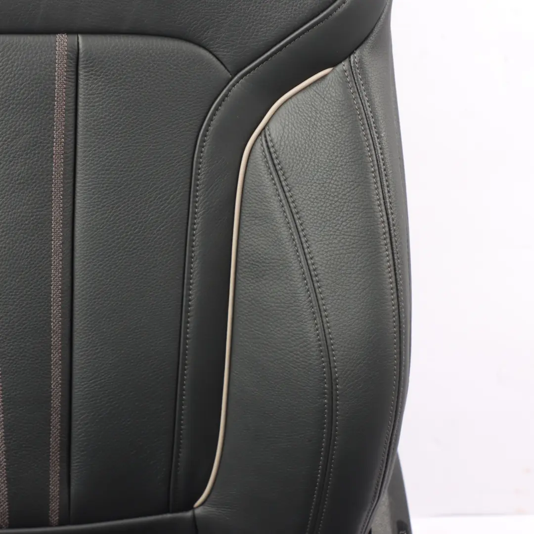 Front Seat Left N/S Comfort Memory Heated Leather Black Exclusive to BMW G30 with Part number 7457741 BMW G30 Front Seat Left N/S Comfort Memory Heated Leather Black Exclusive - SKU 7457741-1 - Part number 7457741