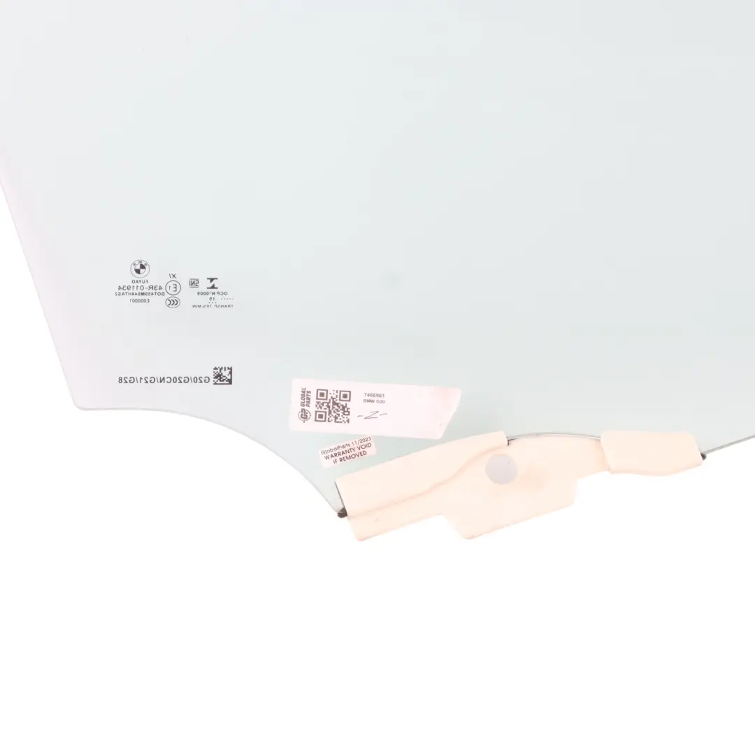 Door Window Glass Front Left N/S Door Glazing Green AS2 to BMW G20 G21 with Part number 7466961 BMW G20 G21 Door Window Glass Front Left N/S Door Glazing Green AS2 - SKU 7466961 - Part number 7466961