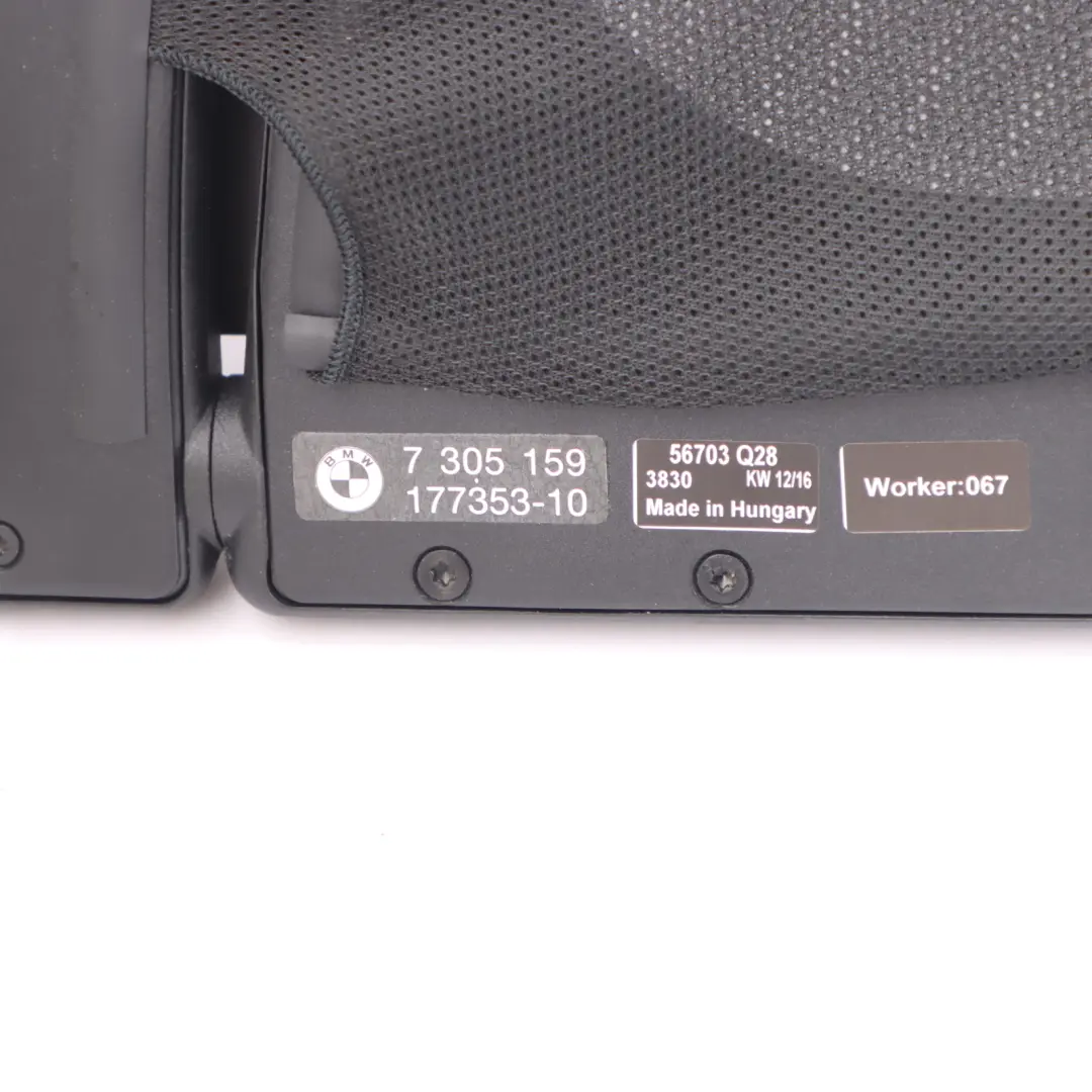 Deflector Cover Mount Assembly to BMW M4 F83 Convertible Wind with Part number 7468159 BMW M4 F83 Convertible Wind Deflector Cover Mount Assembly - SKU 7468159 - Part number 7468159