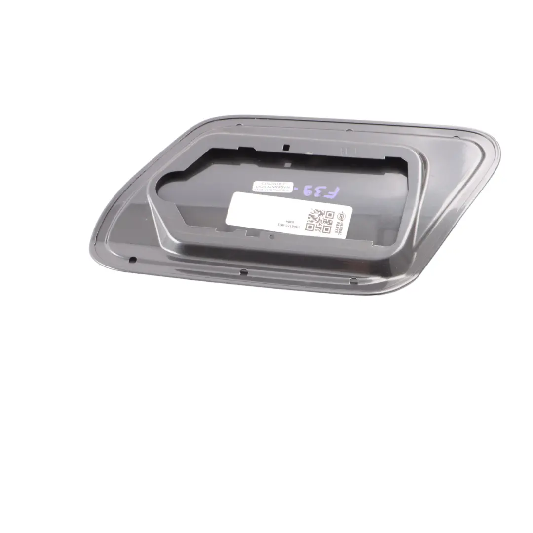 Filler Fill-In Flap Cover Mineralgrau Grey Metallic - B39 to BMW X2 F39 Fuel with Part number 7468161 BMW X2 F39 Fuel Filler Fill-In Flap Cover Mineralgrau Grey Metallic - B39 - SKU 7468161-MG - Part number 7468161