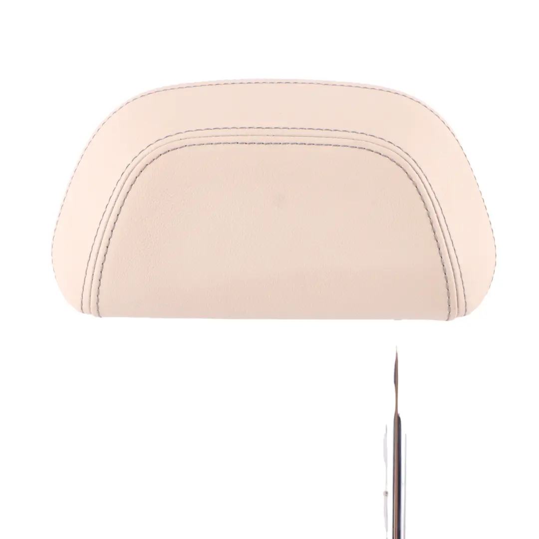 Headrest BMW X3 G01 F97 M Left Right N/O/S Leather Vernasca Oyster to Rear Seat with Part number 7470002 Rear Seat Headrest BMW X3 G01 F97 M Left Right N/O/S Leather Vernasca Oyster - SKU 7470002 - Part number 7470002