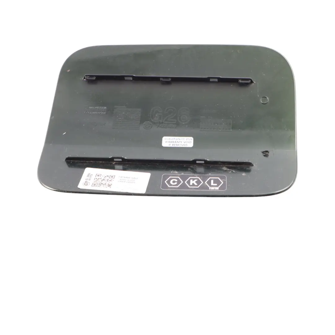 BMW i4 eDrive35 G26 Trappe Cache Port Charge Vert San Remo Métallisé C4E - SKU 7478450-SAG - Numéro de pièce 7478450