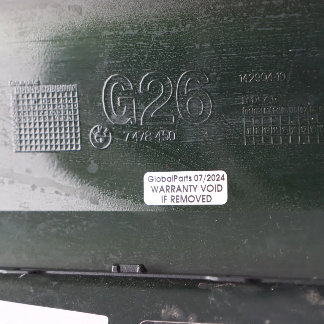 BMW i4 eDrive35 G26 Charging Port Flap Cover San Remo Green Metallic C4E - SKU 7478450-SAG - Part number 7478450