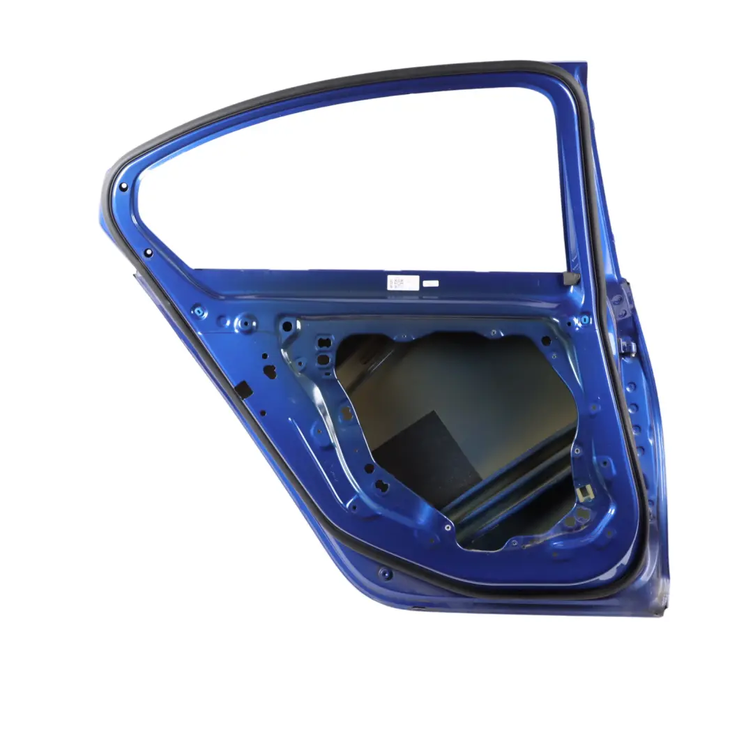 Door Rear Left N/S Portimao Blue Metallic - C31 to BMW G20 G21 with Part number 7482277 BMW G20 G21 Door Rear Left N/S Portimao Blue Metallic - C31 - SKU 7482277-POR - Part number 7482277