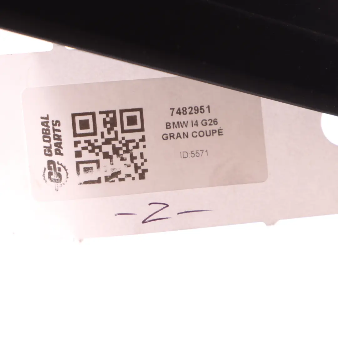 Door Window Seal Rear Left N/S Rubber Gasket to BMW I4 G26 Gran Coupe with Part number 7482951 BMW I4 G26 Gran Coupe Door Window Seal Rear Left N/S Rubber Gasket - SKU 7482951 - Part number 7482951