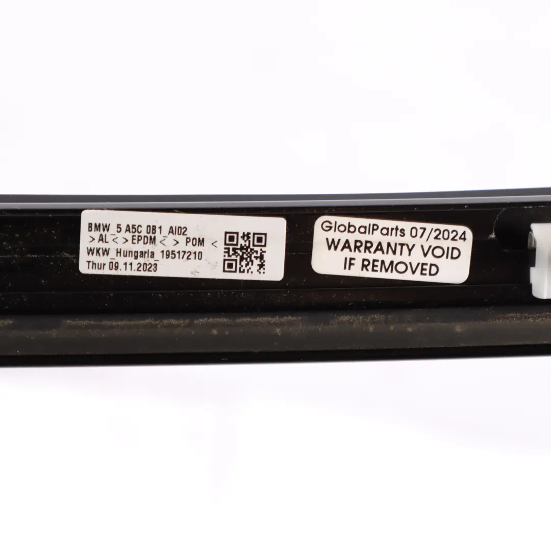 BMW G26 Moldura Listón Embellecedor Marco Lateral Izquierdo Negro - SKU 7482989 - Número de pieza 7482989