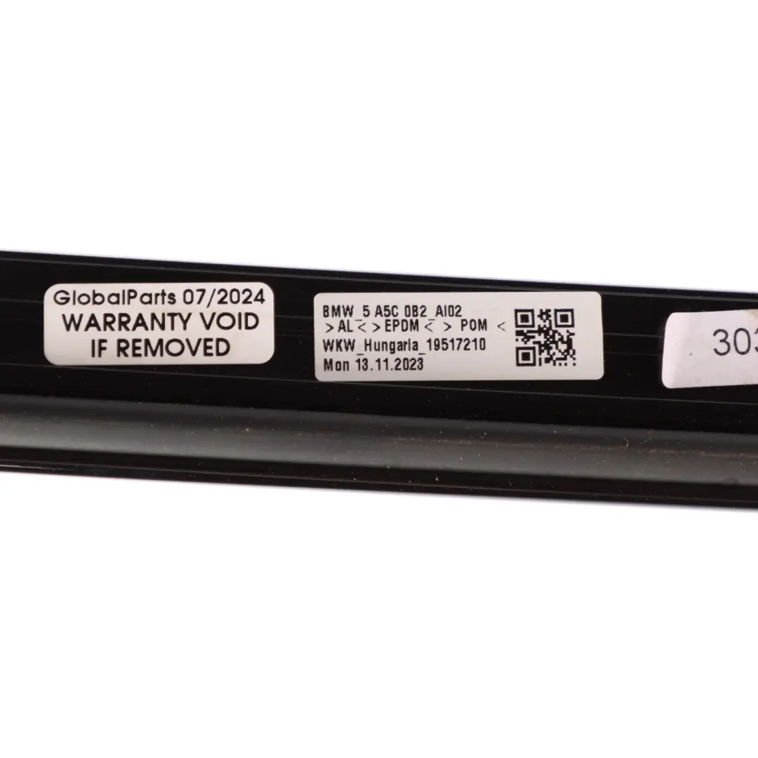 Moulding Trim Strip Side Frame Right O/S Black to BMW G26 with Part number 7482990 BMW G26 Moulding Trim Strip Side Frame Right O/S Black - SKU 7482990 - Part number 7482990