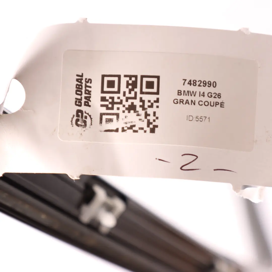Moulding Trim Strip Side Frame Right O/S Black to BMW G26 with Part number 7482990 BMW G26 Moulding Trim Strip Side Frame Right O/S Black - SKU 7482990 - Part number 7482990