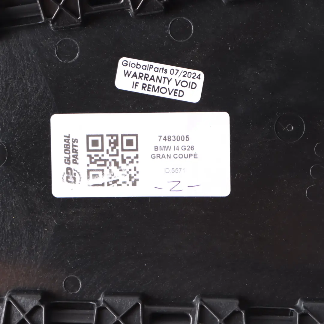 Trim Cover B Pillar Interior Left N/S Panel Black to BMW I4 G26 with Part number 7483005 BMW I4 G26 Trim Cover B Pillar Interior Left N/S Panel Black - SKU 7483005 - Part number 7483005