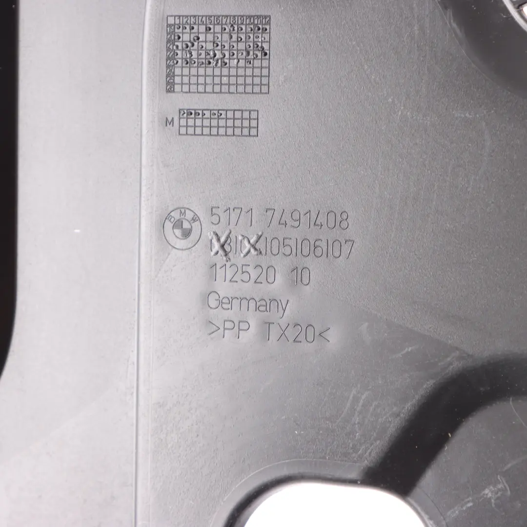 Front Panel Bonnet Air Duct Cowl Cover Frame Mount to BMW G22 G23 G26 with Part number 7491408 BMW G22 G23 G26 Front Panel Bonnet Air Duct Cowl Cover Frame Mount - SKU 7491408 - Part number 7491408