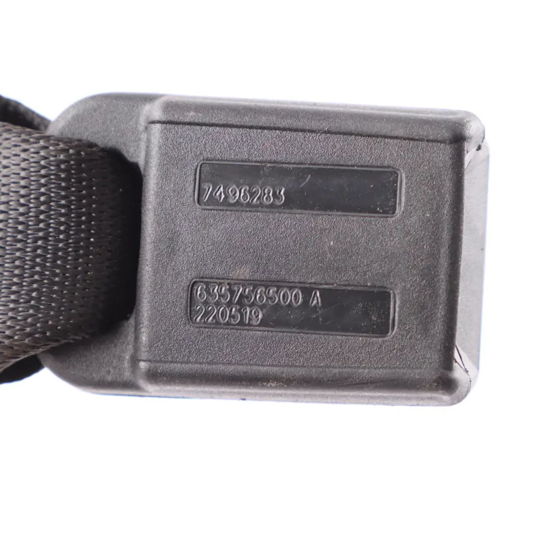 Cinturón Seguridad Hebilla Cierre Trasero Medio Negro para BMW G20 320i con número de pieza 7496283 BMW G20 320i Cinturón Seguridad Hebilla Cierre Trasero Medio Negro - SKU 7496283 - Número de pieza 7496283